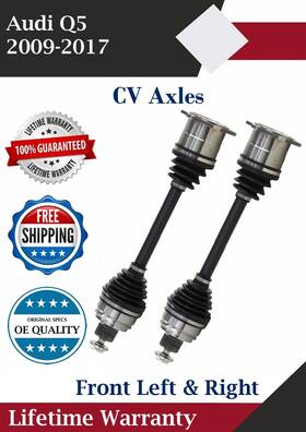 Ad8162 Trakmotive New Oe Front Cv Axles For 2009-2017 Audi Q5 2.0l 3.0l 3.2l Lifetime Warranty