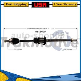 Asop230519045193 Trakmotive Front Right Cv Axle Joint For Mercedes-benz B200 2011 2010 2009 2008