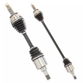 Bapfd-8043-8044 Trakmotive Front Cv Axle Shafts Set Of 2 For Ford Escort Exp Tempo Mercury Topaz