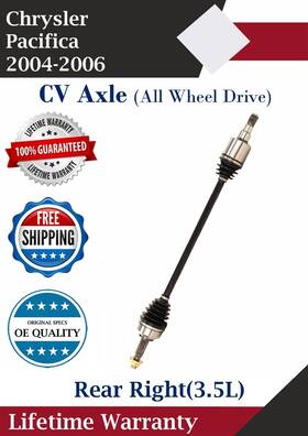 Ch8104 Trakmotive Oe Rear Right Cv Axle For 2004-2006 Chrysler Pacifica 3.5l 4x4 Lifetime Warranty