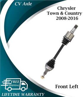 Ch8232 Trakmotive New Oe Front Left Cv Axle For 2008-2016 Chrysler Town And Country Lifetime Warran