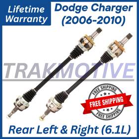 Trakmotive Ch8238 New Oe Rear Cv Axles For 2006-2010 Dodge Charger 6.1l Lifetime Warranty