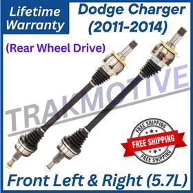 Ch8245 Trakmotive New Oe Rear Cv Axles For 2011-2014 Dodge Charger 5.7l 2wd Lifetime Warranty