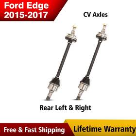 Fd8311 Trakmotive New Oe Rear Left And Right Cv Axles Fits 2015-2017 Ford Edge Lifetime Warranty
