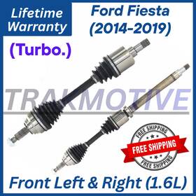 Trakmotive Fd8339 New Oe Front Cv Axles For 2014-2019 Ford Fiesta 1.6l Turbo. Lifetime Warranty
