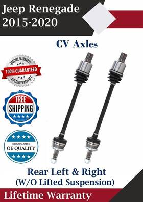 Fi8007 Trakmotive Oe Rear Cv Axles For 2015-2020 Jeep Renegade Without Lifted Susp. Lifetime Warranty