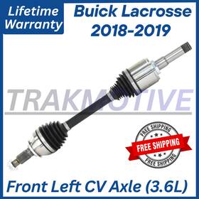 Gm86015 Trakmotive New Oe Front Left Cv Axle For 2018-2019 Buick Lacrosse 3.6l Lifetime Warranty