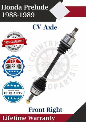 Ho8077 Trakmotive New Oe Front Right Cv Axle For 1988-1989 Honda Prelude Lifetime Warranty