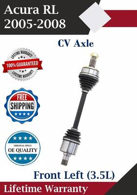 Ho8248 Trakmotive New Oe Front Left Cv Axle For 2005-2008 Acura Rl 3.5l Lifetime Warranty