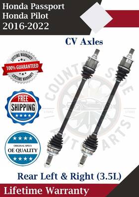 Ho8560 Trakmotive New Oe Rear Cv Axles For 2016-2022 Honda Pilot/passport Lifetime Warranty