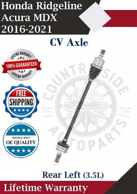Ho86019 Trakmotive New Oe Rear Left Cv Axle For 2016-2021 Honda Ridgeline/acura Mdx 3.5l Lifetime W