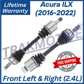 Ho8641 Trakmotive New Oe Front Cv Axles For 2016-2022 Acura Ilx 2.4l Lifetime Warranty