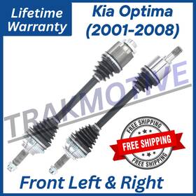 Hy8024 Trakmotive New Oe Front Cv Axles For 2001-2008 Kia Optima 2.5l 2.7l Lifetime Warranty