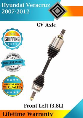 Trakmotive Hy8255 New Oe Front Left Cv Axle For 2007-2012 Hyundai Veracruz 3.8l Lifetime Warranty