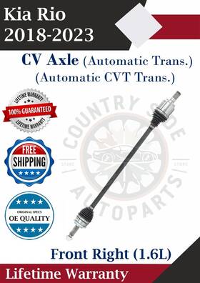 Hy86014 Trakmotive Oe Front Right Cv Axle For 2018-2023 Kia Rio 1.6l Automatic/automatic Cvt Trans