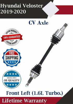 Hy86032 Trakmotive Front Left Cv Axle For 2019-2020 Hyundai Veloster Korea Built Lifetime Warranty