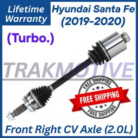 Trakmotive Hy86042 New Oe Front Right Cv Axle For 2019-2020 Hyundai Santa Fe 2.0l Lifetime Warra