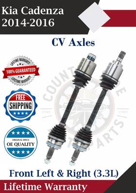 Ka86003 Trakmotive New Oe Front Cv Axles For 2014-2016 Kia Cadenza 3.3l Lifetime Warranty
