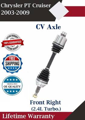 Mi8111 Trakmotive Oe Front Right Cv Axle For 2003-2009 Chrysler Pt Cruiser 2.4l Lifetime Warranty