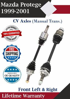 Mz8116 Trakmotive New Oe Front Cv Axles For 1999-2001 Mazda Protege 1.6l 1.8l Manual Lifetime W