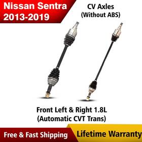 Ni8384 Trakmotive New Oe Front Cv Axles Fits 2013-2019 Nissan Sentra 1.8l Auto Cvt Trans Ltw