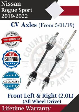 Ni86002 Trakmotive New Oe Front Cv Axles For 2019-2022 Nissan Rogue Sport 2.0l 4x4 Lifetime Warran