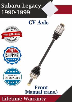 Sb8001 Trakmotive Oe Front Cv Axle For 1990-1999 Subaru Legacy 2.2l 2.5l Manual Lifetime Warranty