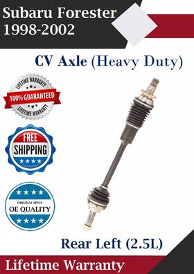 Sb9041hd Trakmotive New Oe Rear Left Cv Axle For 1998-2002 Subaru Forester 2.5l Hd Lifetime Warranty