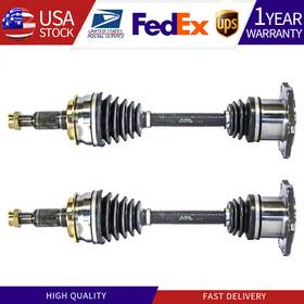 Suspcv20220607a017-ca Trakmotive Pair Set Of 2 Front Cv Axle Shafts For Gmc K1500 Cadillac Chevrolet