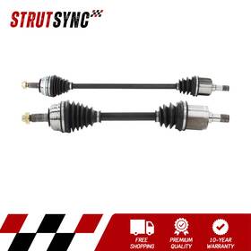 Sztdfzync20250814-230 Trakmotive For Honda Civic 26 Spline Obj Fwd Front Set Of 2 Cv Joint Axle Shafts Assemblies