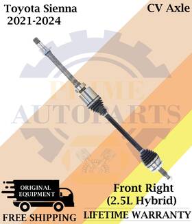 To86026 Trakmotive New Oe Front Right Cv Axle For 2021-2024 Toyota Sienna 2.5l Lifetime Warranty