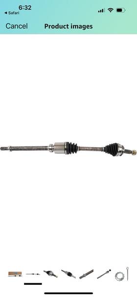Csa33468 Trq Front Right Cv Axle Shaft Passenger Side For 2014-2020 Nissan Rogue
