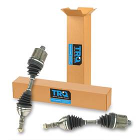 Csa82506 Trq Front Cv Axle Shaft Pair Neoprene Boots Moly Greased Compatible With 1997-201