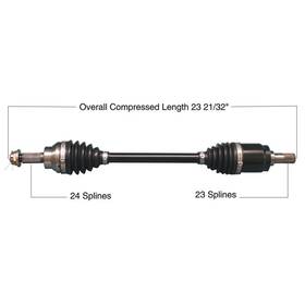 813-0269 Tytaneum 813 0269 Heavy Duty Cv Axle Fits For Honda Front Right