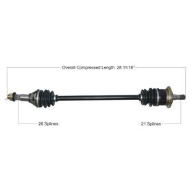 813-0357 Tytaneum 813 0357 Oe Replacement Cv Axle