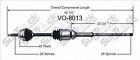 Vo8013 Surtrack Right New Cv Complete Assy Vo8013 Surtrack Right New Cv Complete Assy
