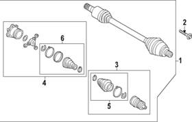 1ek-498-201 Volkswagen Genuine Inner Boot