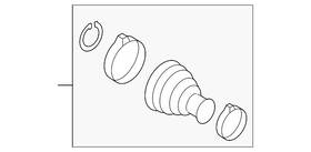 1k0-498-201-a Volkswagen Genuine Inner Boot