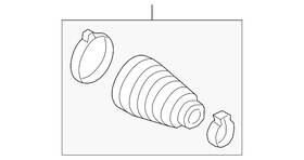 3qf-498-201-a Volkswagen Genuine Inner Boot