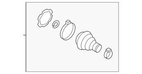 3qf-598-201-a Volkswagen Genuine Inner Boot