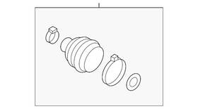 3qf-598-203-a Volkswagen Genuine 2020-2025 - Outer Boot