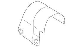 5q0-407-721-c Volkswagen Genuine Shield