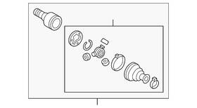 5qm-498-103-h Volkswagen Genuine Inner Cv Joint