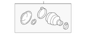 5qm-498-201-d Volkswagen Genuine Inner Boot