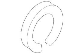 8n0-407-297 Volkswagen Genuine Axle Assembly Lock Ring