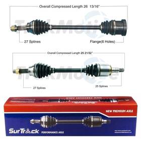 Voltx Motors Fqvm-48680-22-3918107 Surtrack Pair Set Of 2 Front Cv Axle Shafts For Infiniti Fx35 Awd 2009-2013