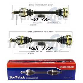 Fqvm-48680-30-3988978 Voltx Motors Surtrack Pair Set Of 2 Rear Cv Axle Shafts For Bmw E46 E85 E86 M3 Z4 3.2 L6 Rwd