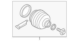 31437220 Volvo Genuine Inner Boot