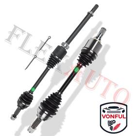 Fqvm-48680-22-3973413 Vonful 2x Front Cv Axle Shafts Left&right For 2008-2015 Nissan Rogue Automatic Cvt Fwd
