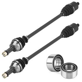 14553 Youxmoto Rear Left/right Cv Axles And Wheel Bearing Kit Fit For Polaris Ranger 800